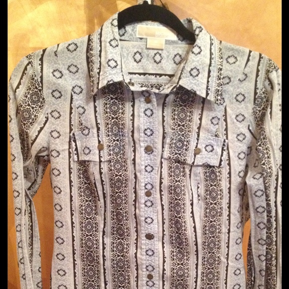 Michael Kors‎ pattern collar shirt - Picture 1 of 2
